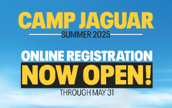 Camp Jaguar Summer 2025 Online Registration Now Open Through May 31
