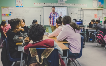 Students in class