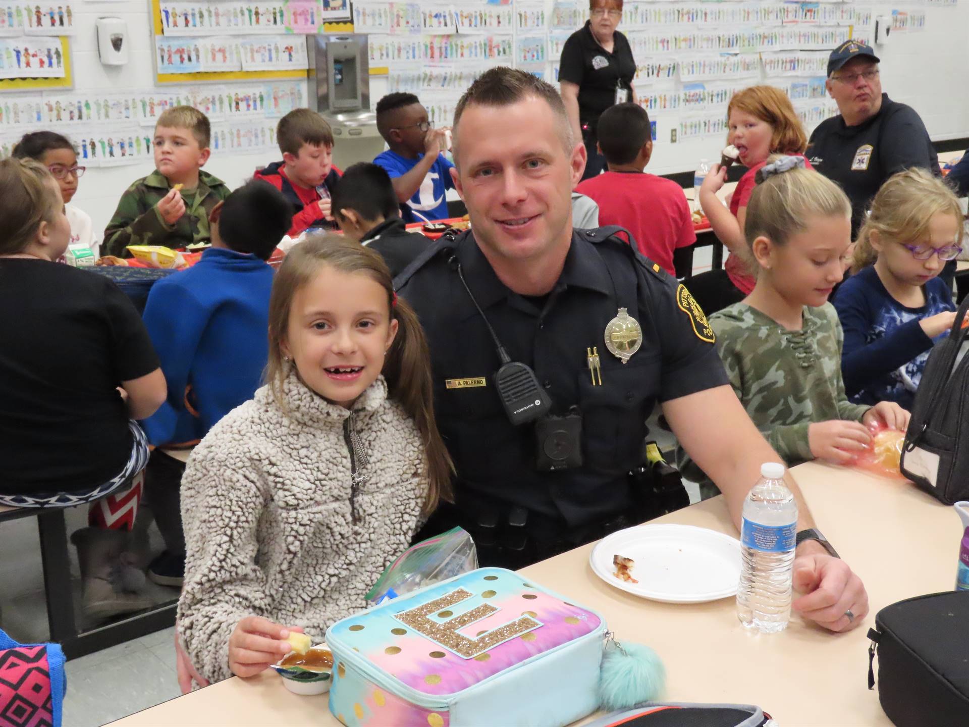 Police officer and daughter