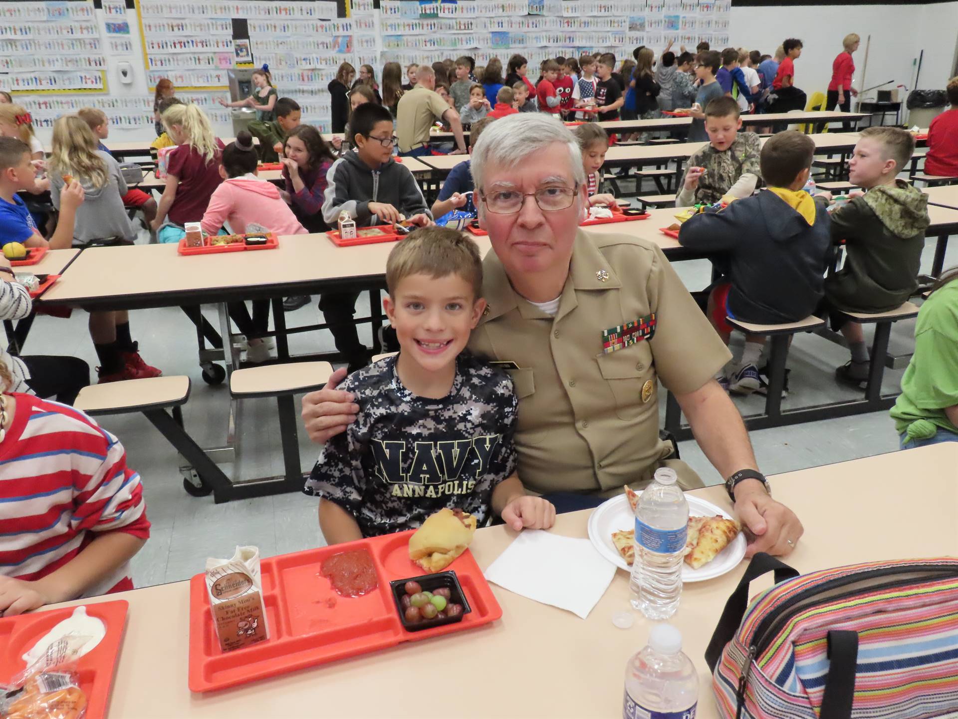 Veteran and grandson