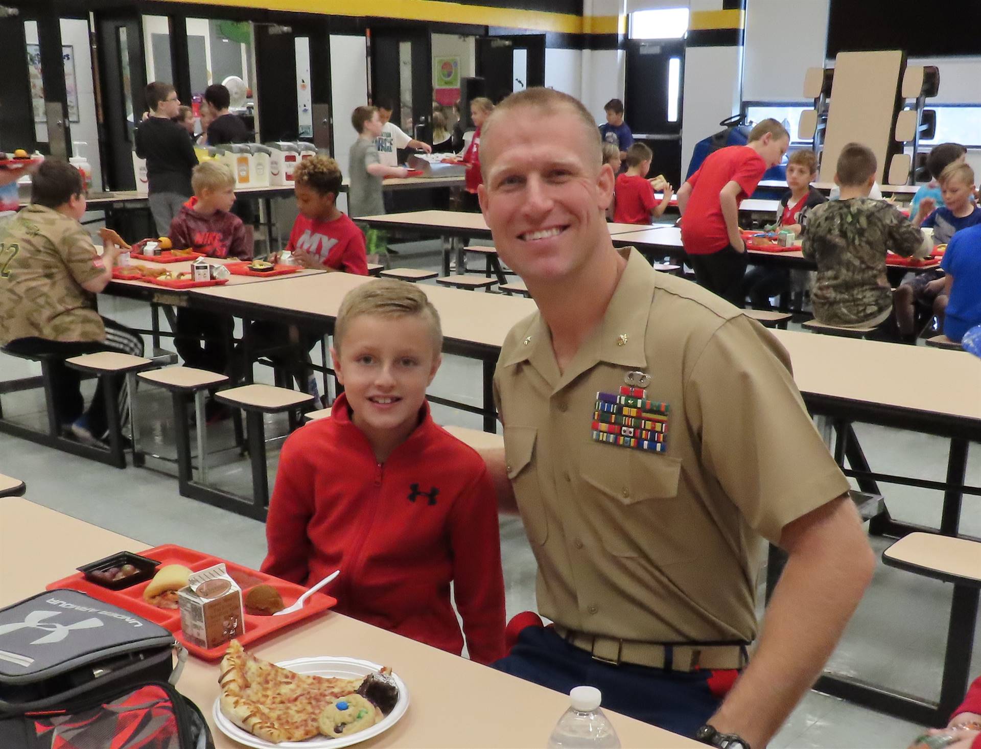 Veteran and son