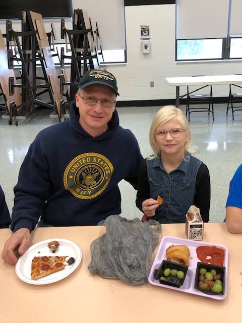 Police officer and daughter