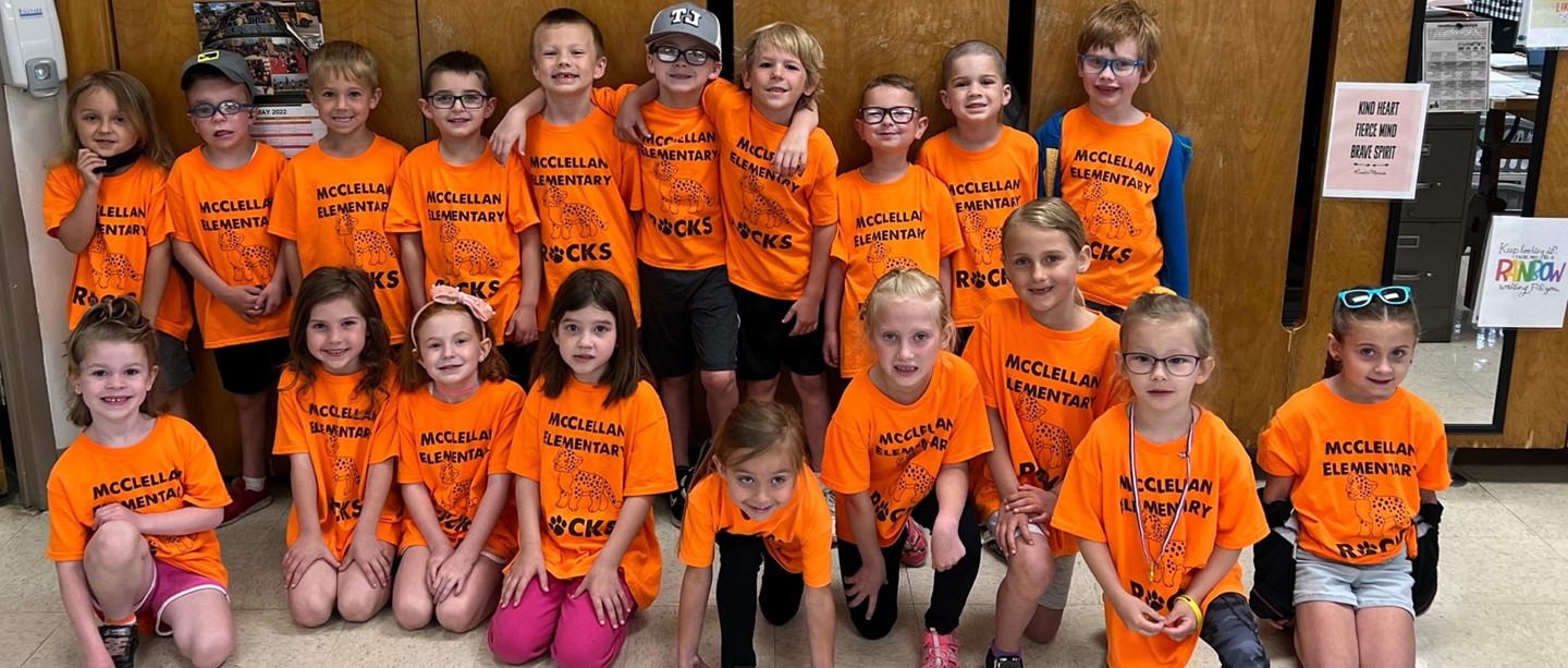 McClellan Kindergarten class